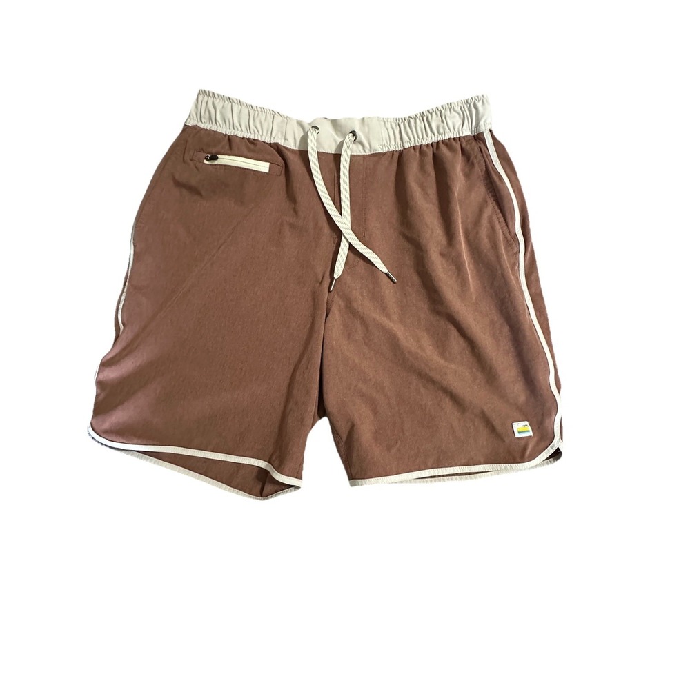 Vuori Men's Athletic Shorts Maroon Size Medium 7"